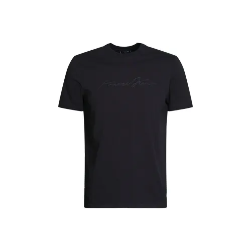 EMPORIO ARMANI Круглый вырез Короткий рукав Т-рубашки Мужской