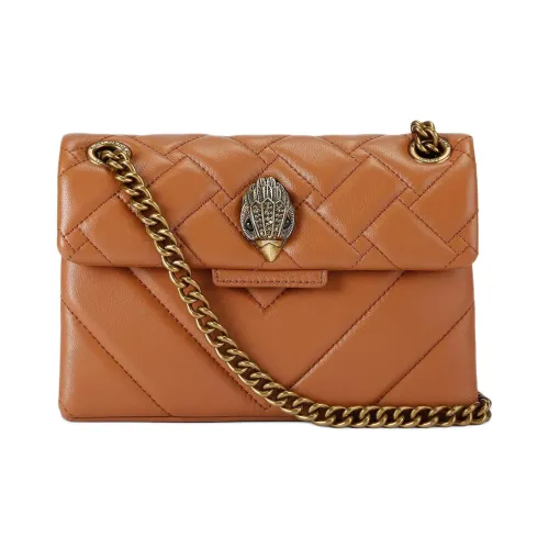 Kurt Geiger London Kensington Leather Сумка через плечо Мини Женская Коричневая
