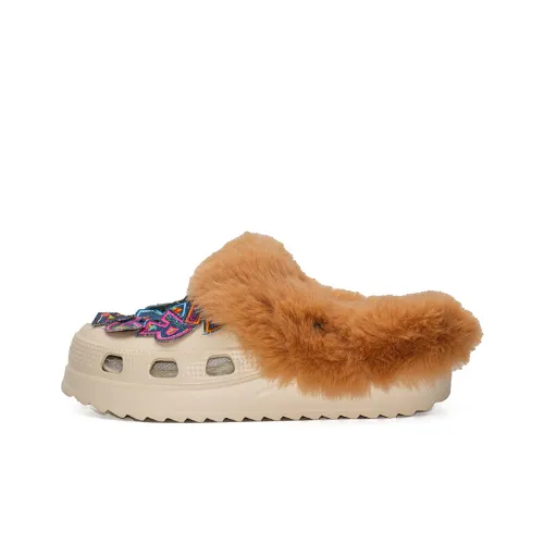 OUBT ЭВА Противоскользящие устойчивые к истиранию против запахов домашние тапочки унисекс бежевые