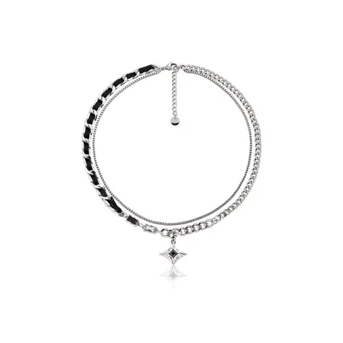 FOREVER MELODY Ожерелья из титанового сплава Унисекс