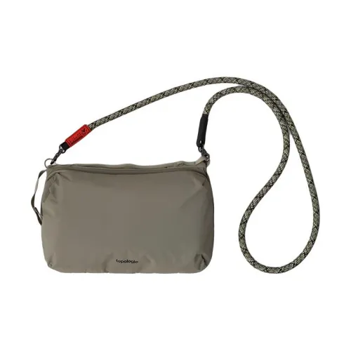 Topologie Нейлоновая бутылочная сумка через плечо большая унисекс цвет лесной мшистый