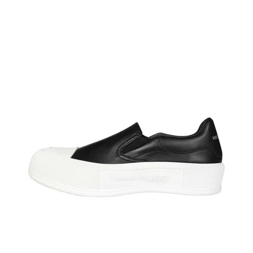 Alexander McQueen Deck Low Топ Стильные Скейтбординги Женские Черный