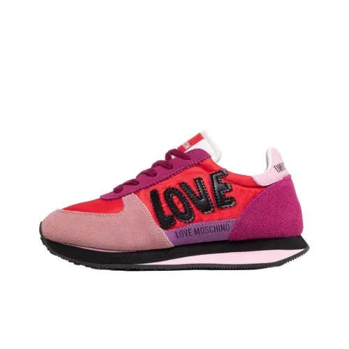MOSCHINO Спортивная повседневная обувь Женская Красная