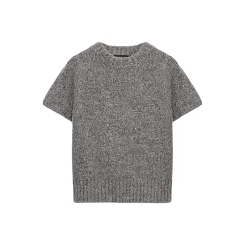 ZARA Серые Женские Свитера