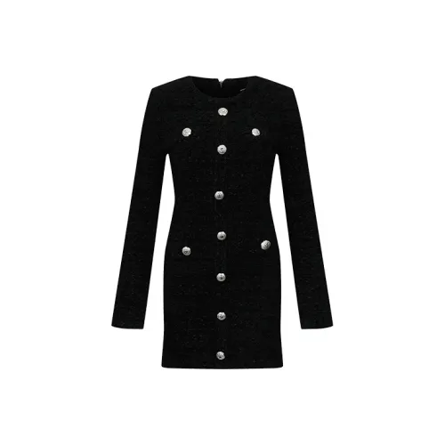 URBAN REVIVO Короткое платье с короткими рукавами для женской одежды женское