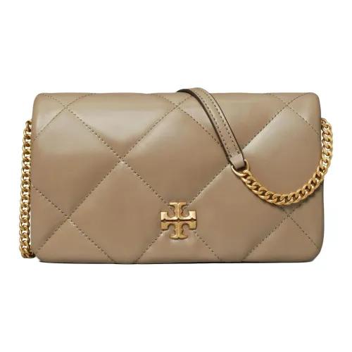 TORY BURCH Kira (Красный) Кожа Сумка через плечо Женская Бежевая