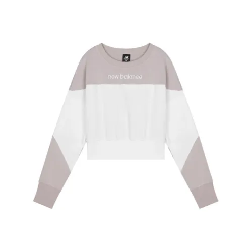 New Balance совместный бренд Толстовка Женская Молочно-чайный