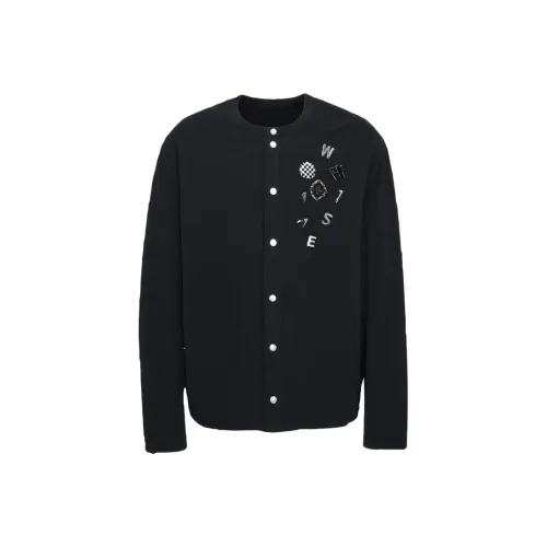 WHISTLEHUNTER Длинный рукав Трикотажная ткань Кардиган Унисекс