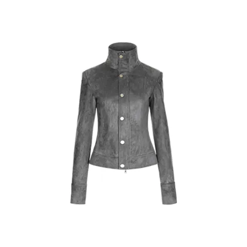 HYTE MOLY Металлический Серый Женский Куртки