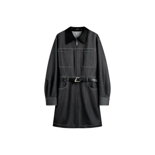 ELLE Длинное платье с длинными рукавами женское