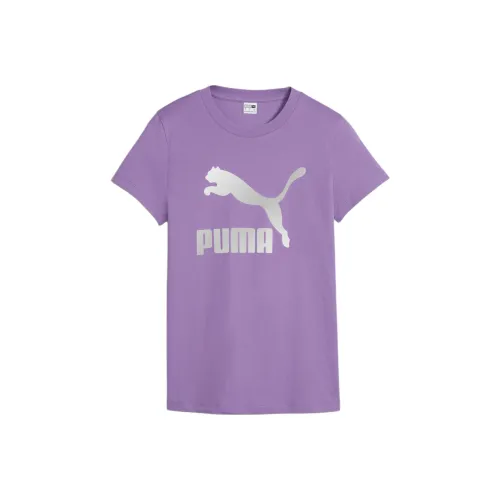PUMA CLASSICS Фиолетовые Женские T-рубашки