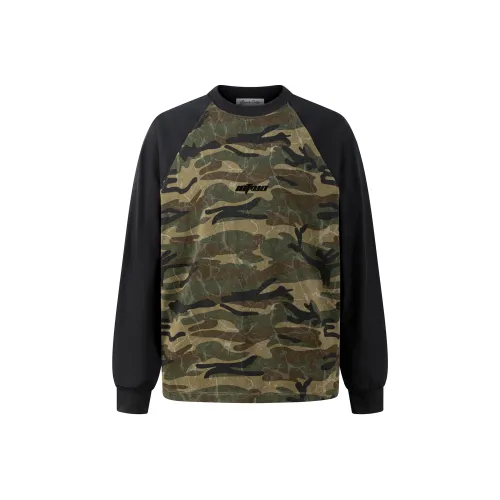 IN TWO Длинный рукав Т-рубашка Унисекс