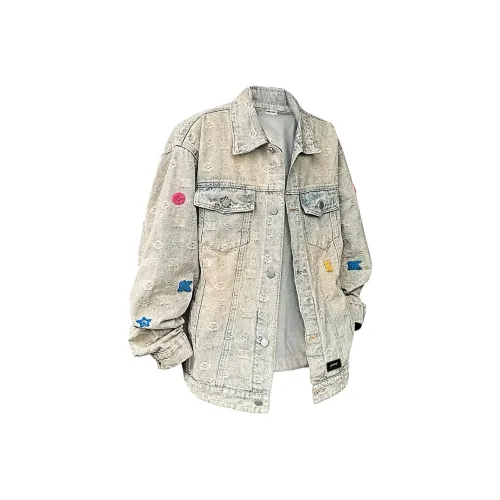 Pirkadat Denim Куртка Унисекс Желтый Грязь