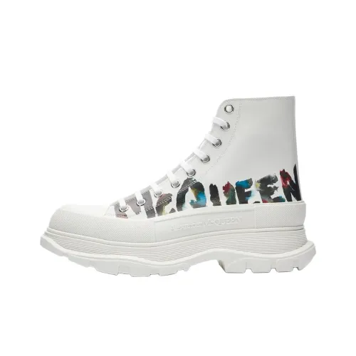 Alexander McQueen Tread Slick Ботильоны Мужские Белые