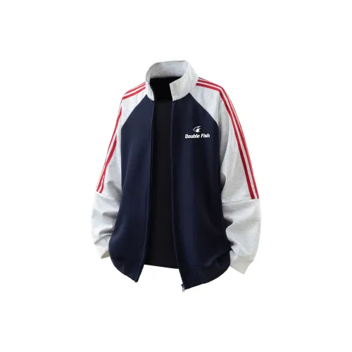 Двойная рыба Унисекс Свитшоты