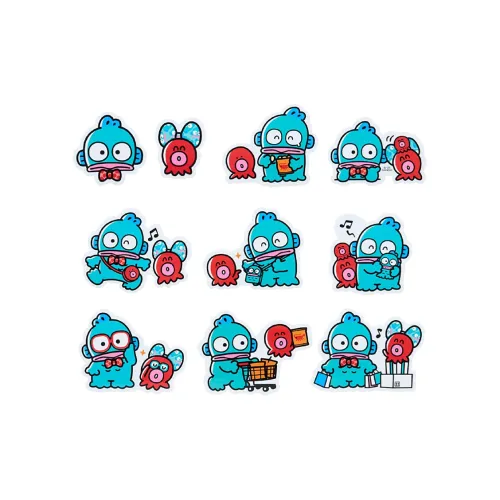 Санрио Half Fisherman Наклейка Коробка Одежда Наборы Мерч по IP