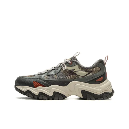 Лайнер Mountain Trek WNTR LOW Амортизация Устойчивый к истиранию Дышащий Низкий Верх Повседневная Обувь Мужская Серый