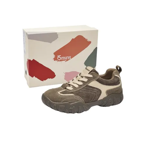 15 MINS Низкий топ Немецкие армейские кроссовки 4CM Женские