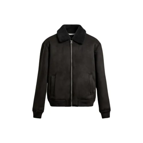 ZARA Мужские черные куртки