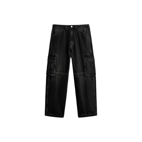 ZARA Мужские черные джинсы