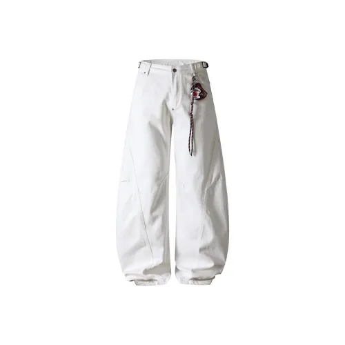 CHOCOOLATE Белый Унисекс Джинсы