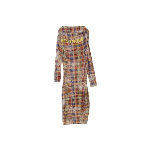 Vivienne Westwood Длинное платье с длинными рукавами женское