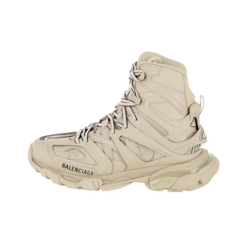 Balenciaga Track Hike High Топ Толстая подошва Кроссовки Женские Бежевые