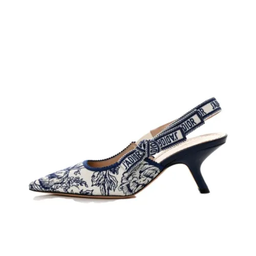 DIOR J'Adior Узкий каблук Высокие каблуки 6,5 см Женские Синий