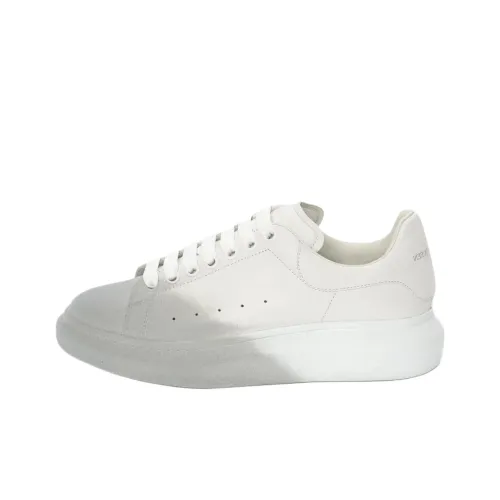 Alexander McQueen OVERSIZED Низкий Топ Стильные Скейтбординги Мужской Белый Серый