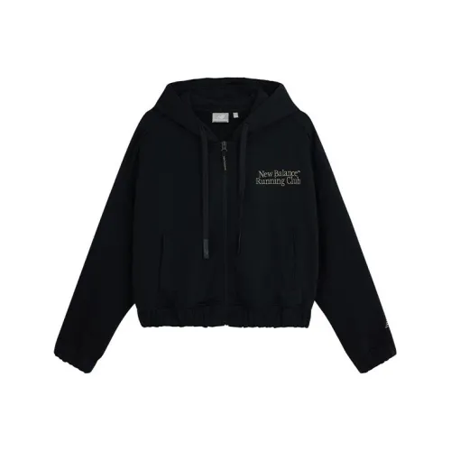New Balance совместная брендированная куртка женская черная