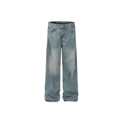 FDYZ Синий Унисекс Джинсы