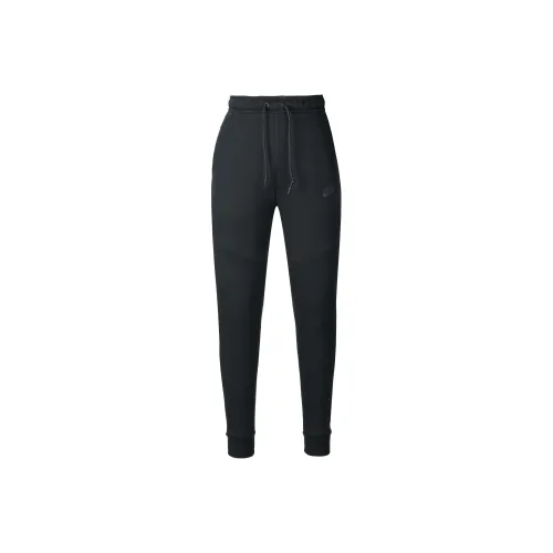 Найк Вязаные Тренировочные Штаны Мужские Черные