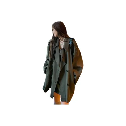 Lan Miao Изображение Цвет Женский Тренч