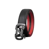 Серебряный край &[Двойной Лайм]Черный Красный ремень