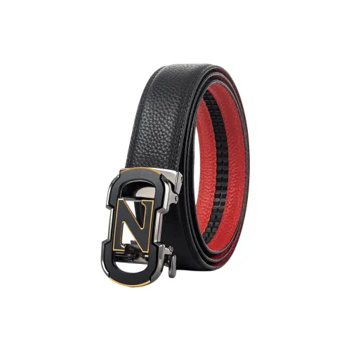 MH Двойной Sided Ремни из коровьей кожи мужские 3,5