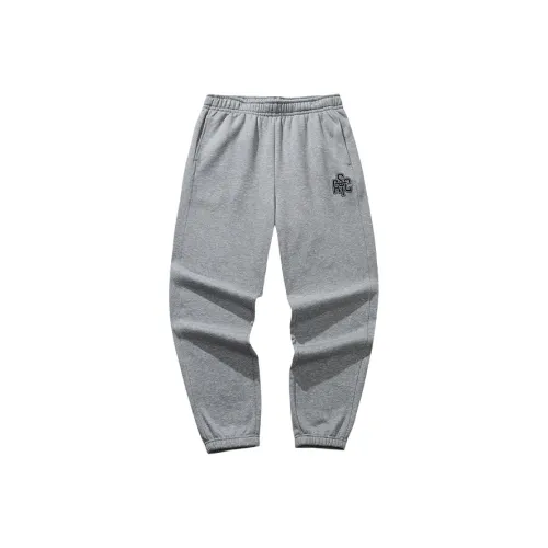 ANTA Светло-серые мужские вязаные тренировочные брюки