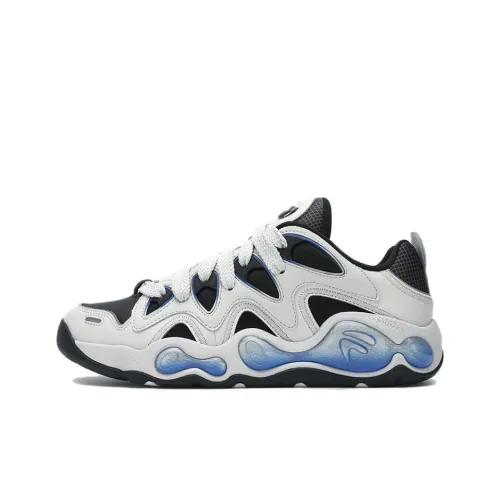 MitchellNess x FILA FUSION VERTICAL Низкие Баскетбольные Кроссовки Мужские Черные Серые