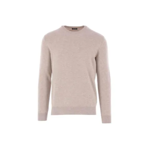 Ermenegildo Zegna Светлый Бежевый Мужские Кашемировые Свитера