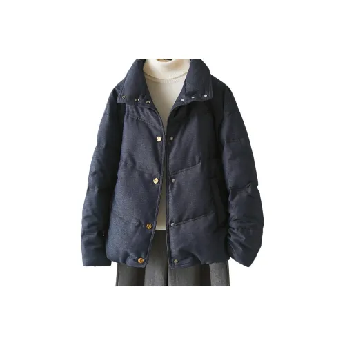 IHIMI Темный деним синий женский пуховик