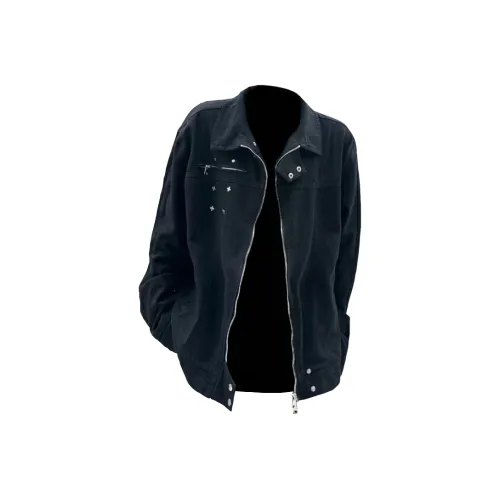 SAGP Черный Унисекс Джинсовые куртки