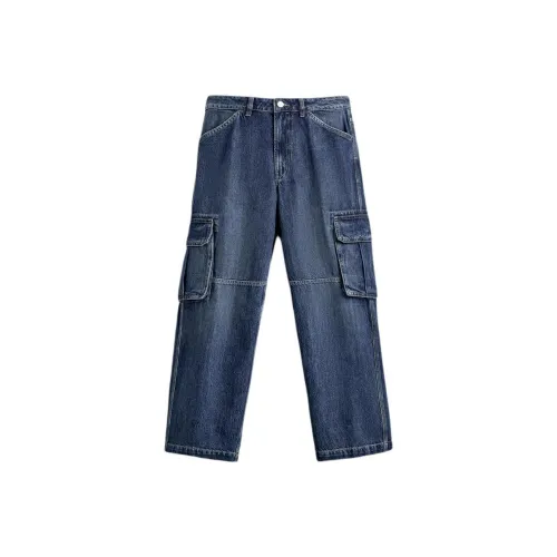 ZARA Medium Blue Men's Jeans ZARA Средне-синие мужские джинсы