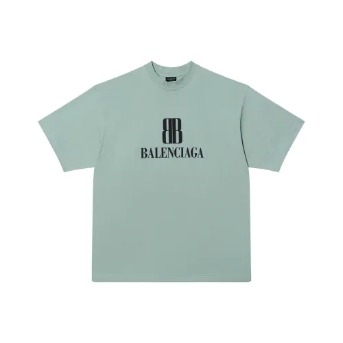 Balenciaga Зеленые Мужские Футболки