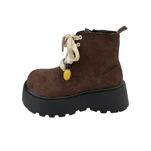 WUJI Короткий Big Head Martin Boots Женские