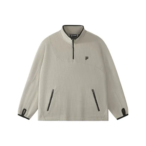 FILA FUSION Свитшот Мужской Кирпичный Серый