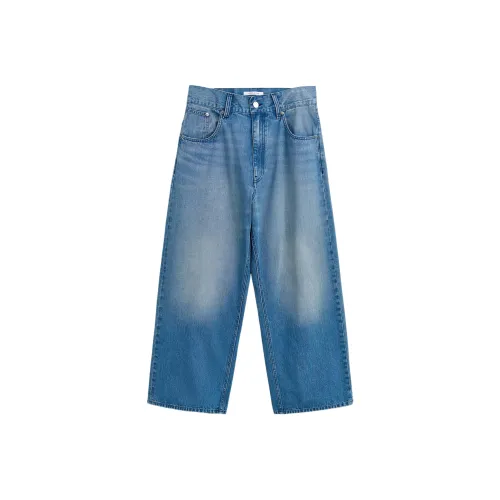Sunflower Blue Unisex Jeans Подсолнух Синий Унисекс Джинсы