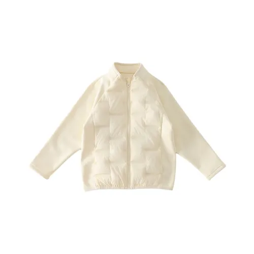 Brilliant Пуховик Осенний Зимний Бежевый Детский