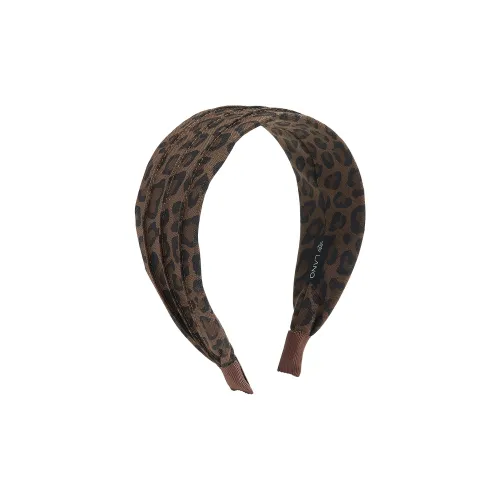 Lano Unique Individual Leopard Print Stripes Широкая Резинка Ободки для Волос Женские