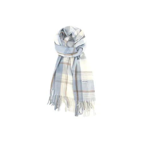 JEANSWEST Вязаные шарфы из искусственного кашемира женские светло-синие