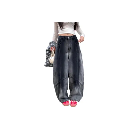 LANGQING Изображение Цвет Подарок Wave Прозрачный Бренд Наклеенный Женские Джинсы