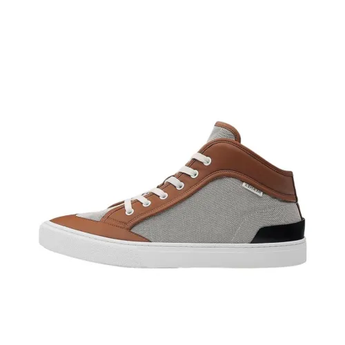 HERMES Высокий Топ Стильный Скейтбординг Мужской Коричневый